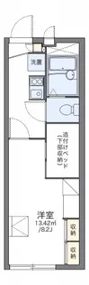 レオパレス光ヒルズ【2階】の間取り