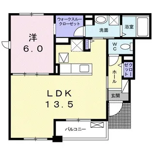 ブリーゼ【1階】の間取り