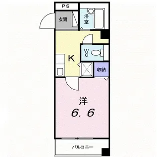 ジャンレジダンスM【1階】の間取り