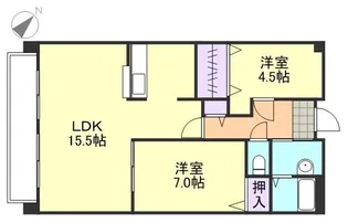 ベルアージュ【2階】の間取り