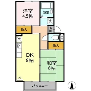 プレジール花尻 C棟【2階】の間取り