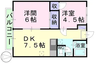 パナハイツ総社1【2階】の間取り