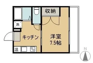 カーサ・アネイロ【406号室】の間取り