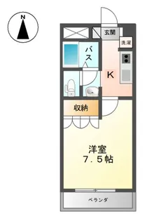 グリーンパレスⅢ【1階】の間取り