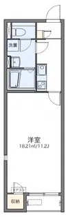 レオネクストクレール国分寺【101号室】の間取り