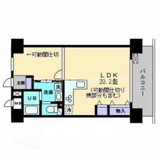 アルティザ倉敷【6階】の間取り