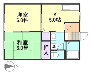エスポワールマキ【101号室】の間取り