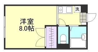 コンフォルト福井【1階】の間取り