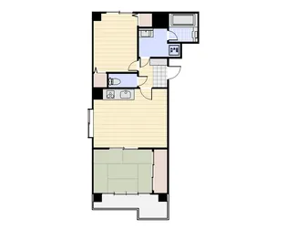 朝日プラザ高松エルグ【1101号室】の間取り