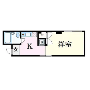 セキホウハイツ【4階】の間取り