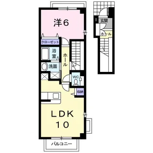 プロムナード【2階】の間取り