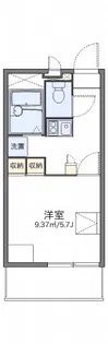 レオパレスプラムフィールド【307号室】の間取り