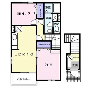 アヴェニールC【2階】の間取り