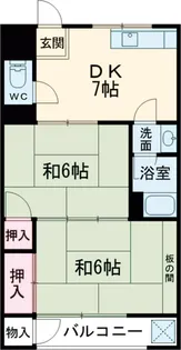 千葉マンション【2階】の間取り