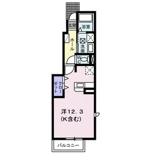 ハートフル【1階】の間取り