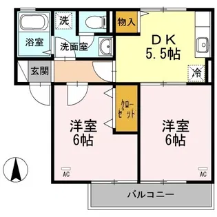 SEJOUR KIKKAWA【1階】の間取り