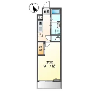 仮)シェルルユーロピュア福成【2階】の間取り