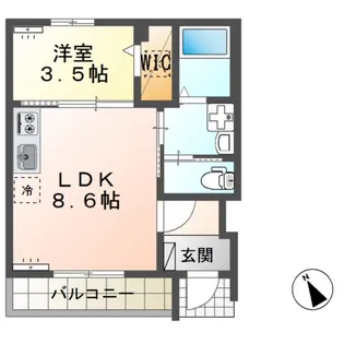 ジュジュ【1階】の間取り