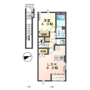 シューメゾン【2階】の間取り