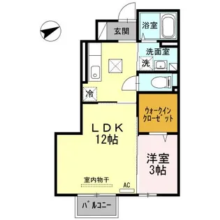 レセンテ ヴィッラ【1階】の間取り