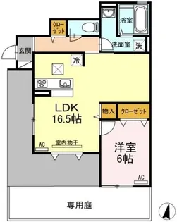 ドリームB棟【1階】の間取り
