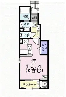 ルナⅤ【1階】の間取り