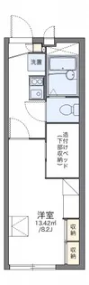 レオパレス光ヒルズ【201号室】の間取り