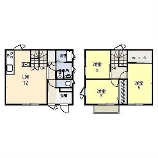 岡山県倉敷市東塚4丁目【一戸建】の間取り