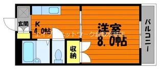 1Kの間取り画像