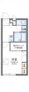 レオパレスTUKIJI【2階】の間取り
