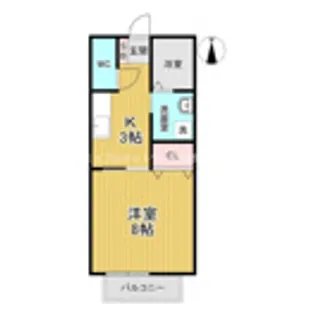 ソレジオ中島 A棟【1階】の間取り