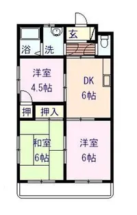 セフィーロ横尾【2階】の間取り