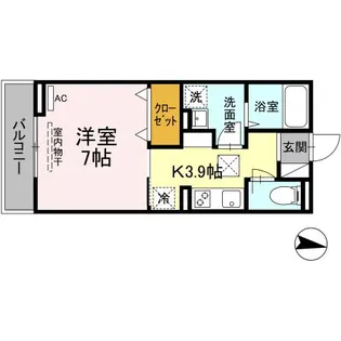 ウィステリア【1階】の間取り