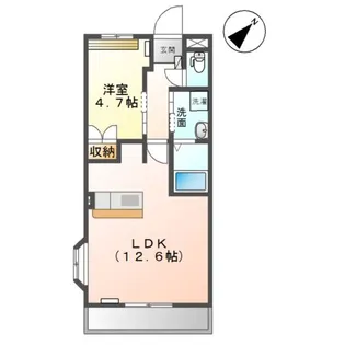スウィング・バード【2階】の間取り