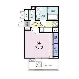 リオン B【2階】の間取り