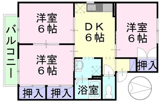 グリーンパレス早島A【202号室】の間取り
