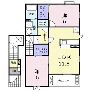 グラスランド レジデンス H【2階】の間取り