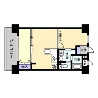 2DKの間取り画像