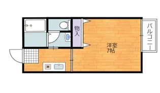 Flat4【2階】の間取り