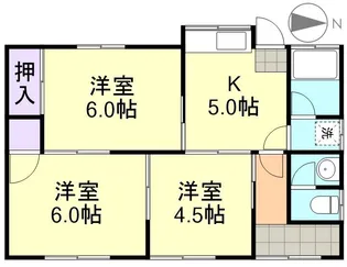 岡山県倉敷市中島【一戸建】の間取り