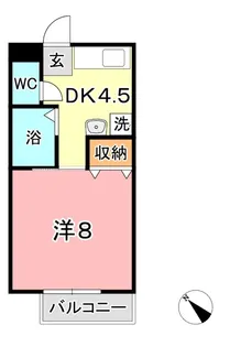 パルティール C【2階】の間取り