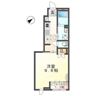 ドリームヒルズ【105号室】の間取り