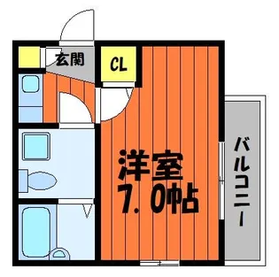 グリーンヒル中庄駅前【1階】の間取り