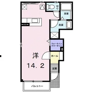 oAzo B棟【1階】の間取り