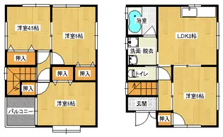 誠之永井住宅の間取り