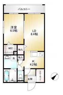 グランメゾン倉敷駅前【307号室】の間取り
