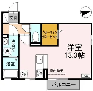 エストヴィアーレ【202号室】の間取り