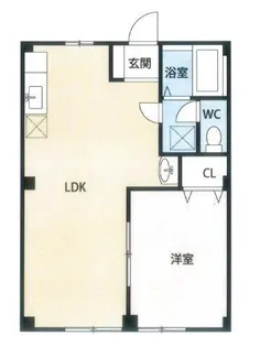 エクセル牟礼【1階】の間取り