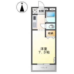 エスポワール倉敷【2階】の間取り
