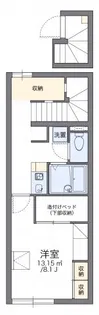 レオパレスセンチュリーⅡ【2階】の間取り